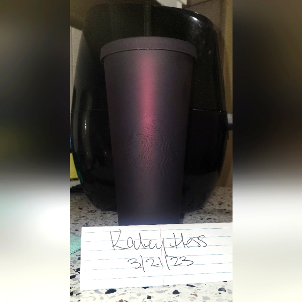 RARE! Starbucks 2019 matte plum tumbler!